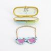 Picture of Limoges Porcelain Polka Dot Glasses Case Trinket Box with Surprise Sunglasses Inside