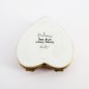 Picture of Limoges Porcelain 'Je t'aime' Heart Shaped Candy Trinket Box with 3 Surprise Chocolates Inside