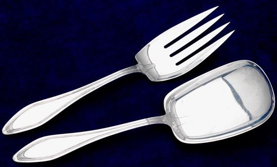 Picture of Salad Set All Silver