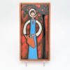 Picture of Mid Century Modern E. Mixandidou Hanging Art Tile by Helen Michaelides