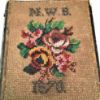 Picture of Rare Victorian Beaded Book Cover with Two Almanacs Inside