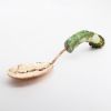 Picture of Ben & Lael Large Copper Serving Spoon with Burr Antler Handle