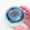 Picture of Vintage Robert Eickholt Art Glass 'Reptile Bubble' Paperweight