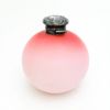Picture of Victorian Era Webb Satin Peachblow Glass Perfume Bottle with Silver Plated Lid