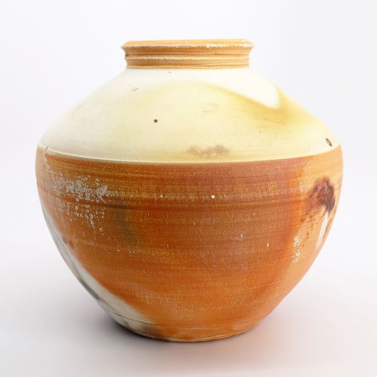 Picture of Large Handmade Clay Pot/Vase by Artist Clyde Tullis