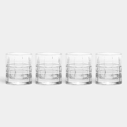 Picture of Orrefors 'Street' Set of 4 Old Fashioned Glasses