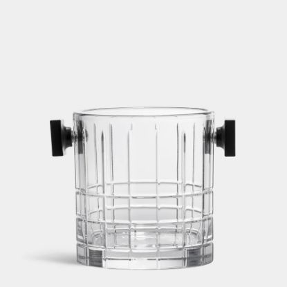 Picture of Orrefors 'Street' Ice Bucket with Black Handles