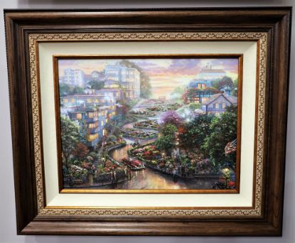 Picture of Thomas Kinkaid 'San Francisco, Lombard Street II' Limited Edition Embellished Lithograph