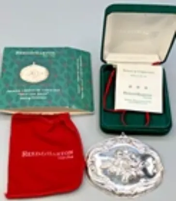 Picture of Reed & Barton Sterling Silver Songs of Christmas Ornament, "Deck the Halls" boxed
