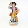Picture of Rare 1758-1770 Chelsea Porcelain Boy with Birds Figurine
