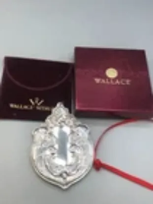 Picture of Wallace 2004 Grande Baroque Sterling Silver Angel Ornament, with box