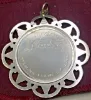 Picture of Lunt 1979 Sterling Silver "Evergreen" Ornament, gently used, with box