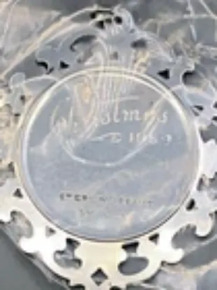 Picture of Lunt 1989 Sterling Silver "Cardinal" Ornament, gently used, no box