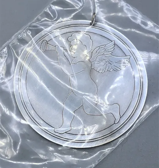 Picture of S. Kirk & Son sterling silver 1972 Cherub Ornament, no box