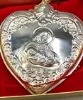 Picture of Wallace 1993 Grande Baroque Heart Ornament Sterling Silver, gently used with box
