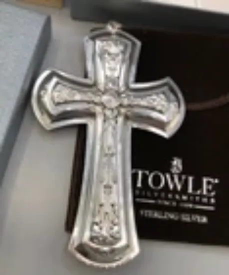 Picture of Towle 2008 Annual Cross Ornament, Sterling Silver, with box