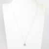 Picture of 14k White Gold 1.66Ct Solitaire Diamond Necklace 