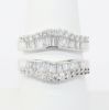Picture of 14k White Gold Diamond Jacket Ring