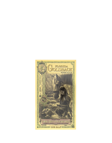 Picture of 1/2 Florida Goldback 