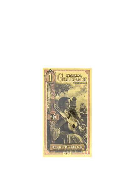 Picture of 1 Florida Goldback 