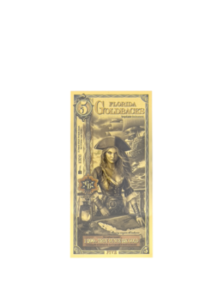 Picture of 5 Florida Goldback