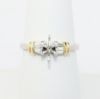 Picture of Platinum with 18k Yellow Gold Diamond Semi-Mount Ring