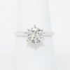 Picture of 14k White Gold 1.12Ct Old European Diamond Solitaire Engagement Ring 