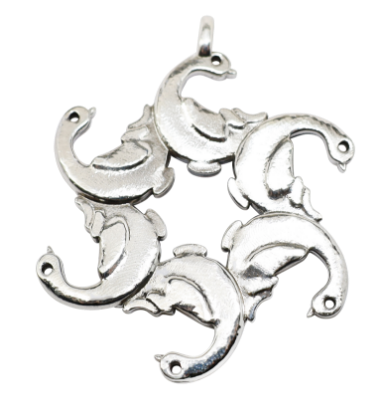 Picture of 12 Days of Christmas, Six Geese A-Laying Sterling Silver Ornament