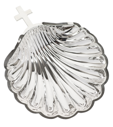 Picture of Baptismal Shell 'Aqua Benedicta', Sterling Silver by Morini Cacciari