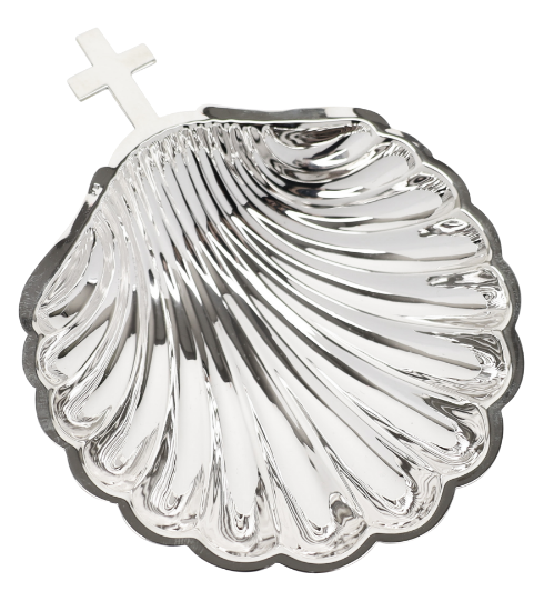 Picture of Baptismal Shell 'Aqua Benedicta', Sterling Silver by Morini Cacciari