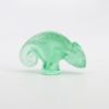 Picture of Lalique Crystal 'Tai-Ta' Chameleon Figurine in Mint Green