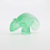 Picture of Lalique Crystal 'Tai-Ta' Chameleon Figurine in Mint Green