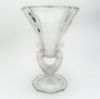 Picture of Antique Walther & Sohne Art Deco Glass Vase with Figural Women