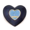 Picture of Jay Strongwater Aria Floral Heart Trinket Tray - Delft Blue