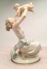 Picture of 1940's Hutschenreuther 'Mother's Darling' Mother & Baby Porcelain Figurine