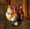 Picture of Jay Strongwater Three French Hens Glass Ornament