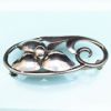 Picture of Georg Jensen Hand Wrought Sterling Silver Modernist Brooch, Style 820A