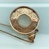 Picture of Stunning Art Nouveau Era 14K Gold & Moonstone Cabochon Necklace