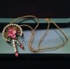 Picture of Van Dell 1950'S Gold Filled Pink & Clear Rhinestone Jewelry Set