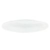 Picture of  Vietri Onda Glass  White Long Oval Bowl