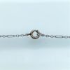 Picture of Art Deco Era 10K White, Yellow & Rose Gold Filigree Necklace With Pearls & Green Czech Glass
