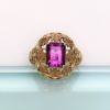 Picture of Art Deco Era 10K Gold Filigree & Amethyst Ring