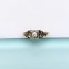 Picture of Art Deco Era 14K Yellow & 18K White Gold & Diamond Engagement Ring