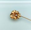 Picture of Art Nouveau Style 14K Gold & Opal Pansy Shaped Stick Pin