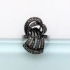 Picture of Judith Jack Art Deco Revival Sterling Silver & Marcasite Ring