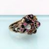 Picture of 1940'S 18K Gold & Multi-Gemstone Thai Princess/Harem Cocktail Ring