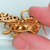 Picture of Rare Carrera Y Carrera (Madrid) For Cellini'S (New York) 18K Gold, Enamel & Diamond Panther Brooch