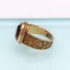 Picture of Victorian Era 13K Gold & Natural Amethyst Etruscan Revival Style Ring