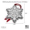 Picture of Towle 2022 Old Master Sterling Snowflake Ornament, 33rd Edition