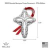 Picture of Wallace 2022 Sterling Grande Baroque Cross Ornament, 27th Edition